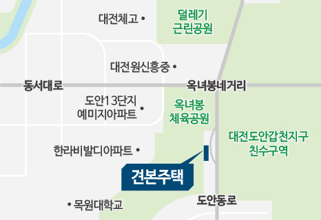 대전 문화공원 수자인 모델하우스위치